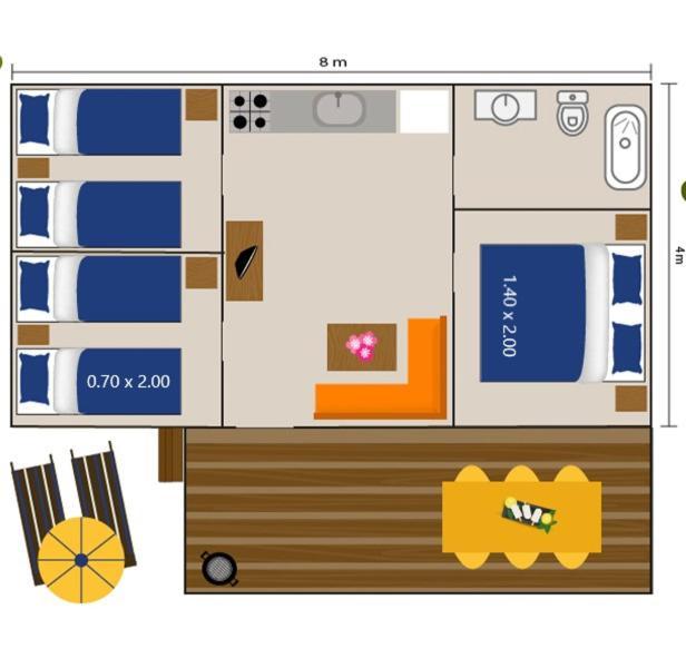 Easyatent Mobile Home Zelena Laguna Mugeba Oda fotoğraf